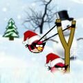 Рождественские подарки Angry Birds играть онлайн