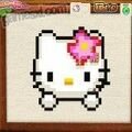 Вышивка крестом Hello Kitty Cross Stitch играть онлайн