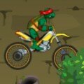 Черепахи Ниндзя на мотоцикле играть онлайн